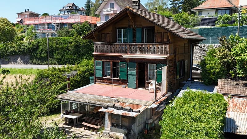Beautiful chalet with 4-5 rooms and a view of the lake and the Dents-du-Midi (4)