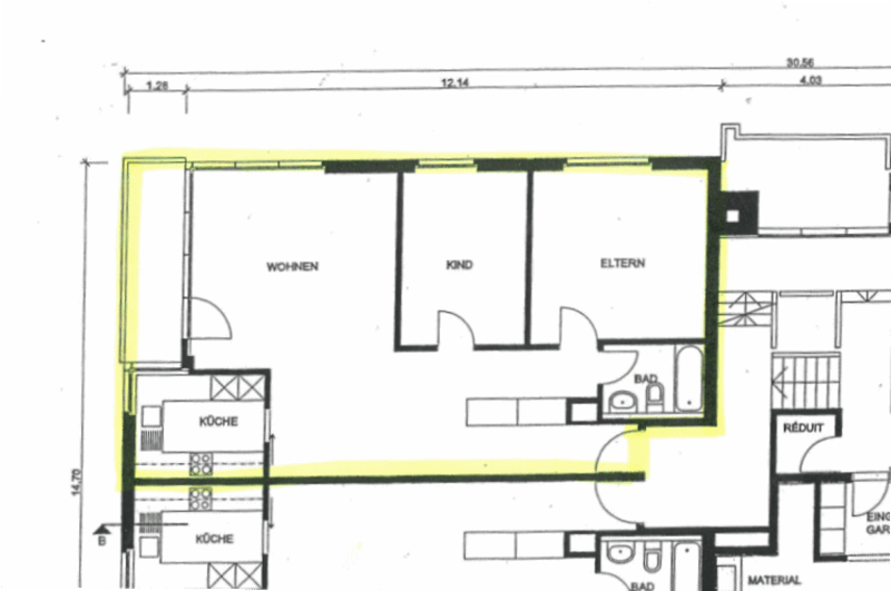 Spacious 3.5-room apartment on the 1st floor with a covered balcony (9)