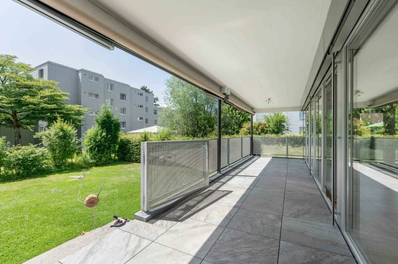 Spacious ground-floor apartment with large garden in the quiet and popular residential area "Scheibenschachen" directly on the Aare (14)