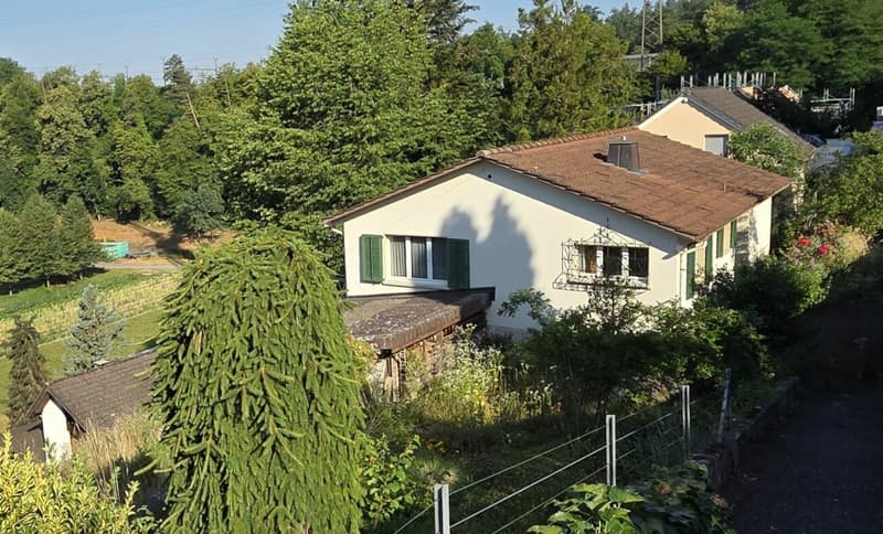 Casa unifamiliare di 3,5 locali a sé stante, in posizione centrale, in una posizione soleggiata con vista panoramica (1)
