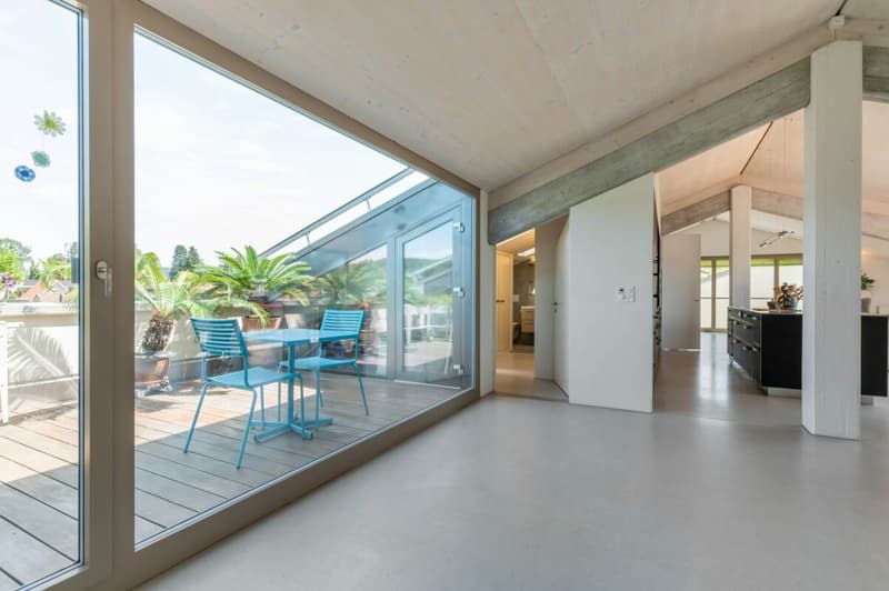 Exklusives Penthouse im obersten Stockwerk mit zwei Terrassen, überwiegend offener Grundriss mit rund 181 m2 (5)
