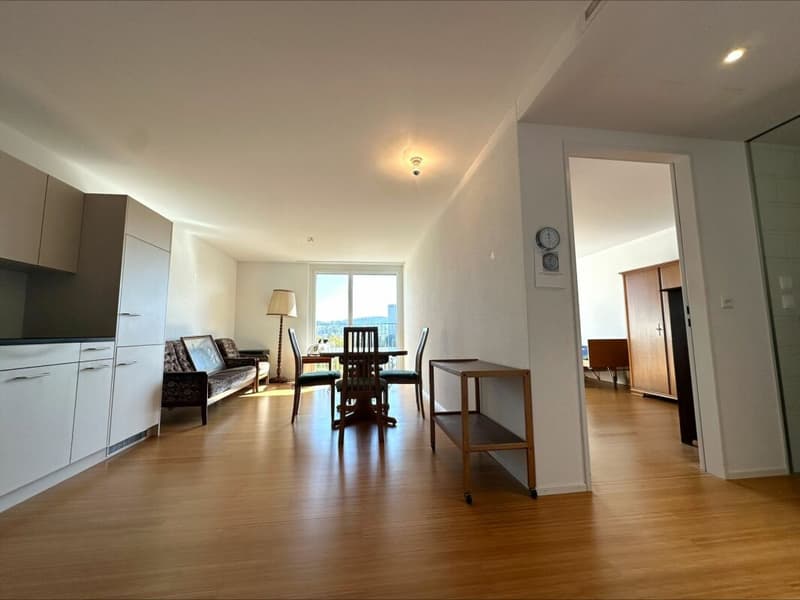 Alterswohnung: Hindernisfreie 2-Zimmer-Wohnung im 8. Stock beim Gesundheitszentrum Brugg (2)
