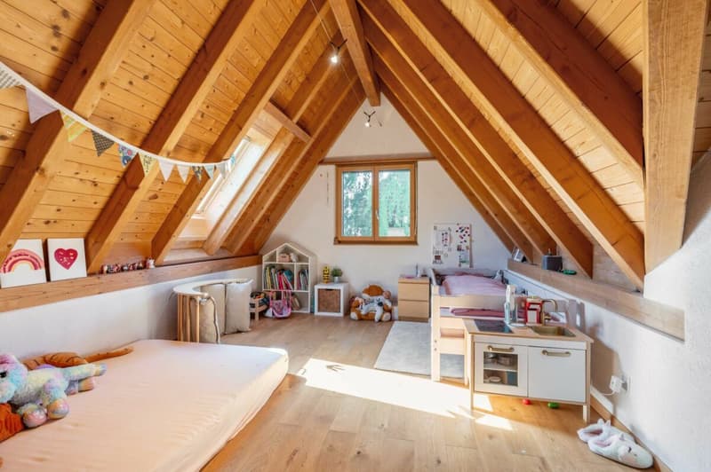 Freistehendes 6.5-Zimmer-Einfamilienhaus am Siedlungsrand mit viel Privatsphäre und herrlichem Weitblick ins Mettauertal (13)