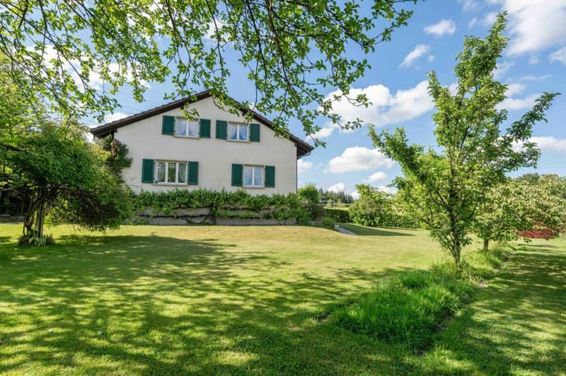 Freistehendes 5.5-Zimmer-Einfamilienhaus mit herrlichem Garten an wunderbar erhöhter Lage (2)