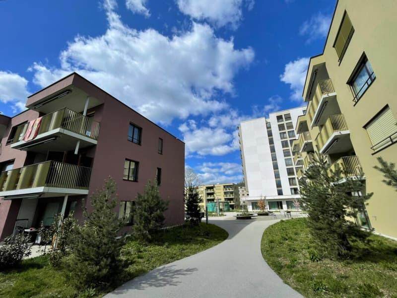 Alterswohnungen: Helle 3.5-Zimmer-Wohnung im 2. OG Gesundheitszentrum Brugg (1)