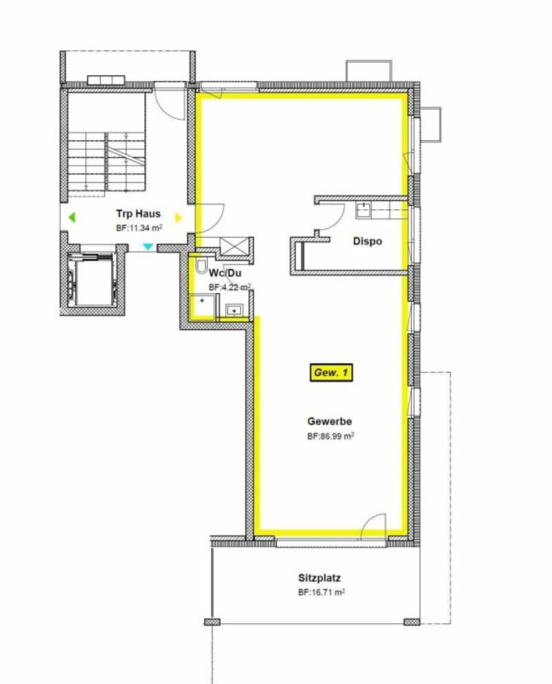 Moderner Büro-/Gewerberaum mit Sofortanschluss an Autobahn, Bus und Zug (6)