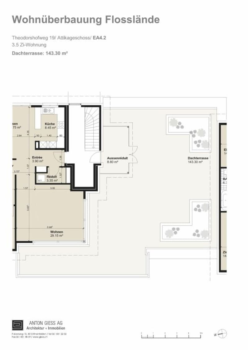 Senso di Penthouse: 140m2 Terrazza sopra i Tetti di Rheinfelden (15)