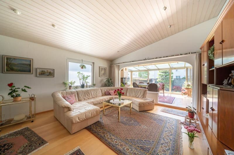 Living with a holiday feeling: single-family house with pool and winter garden (8)