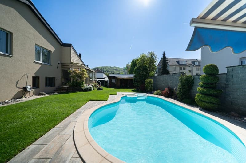Living with a holiday feeling: single-family house with pool and winter garden (6)