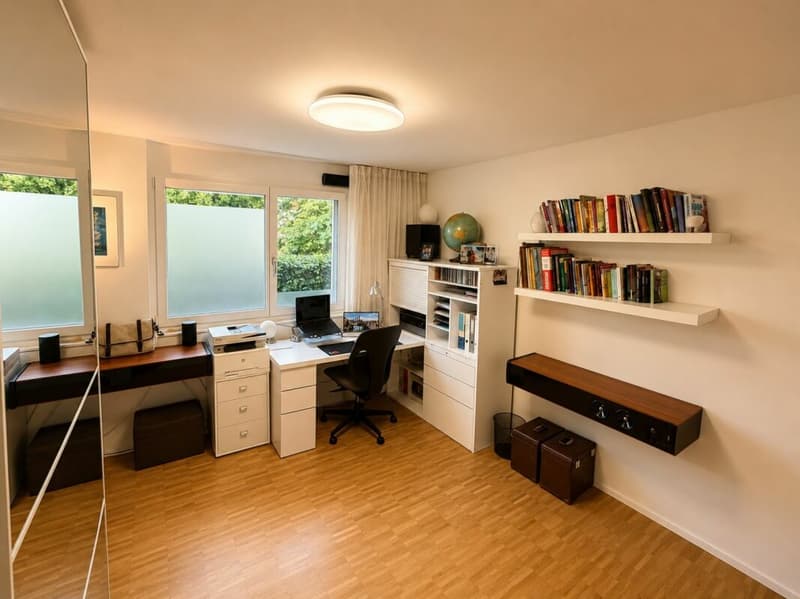Appartement avec jardin et place assise (11)