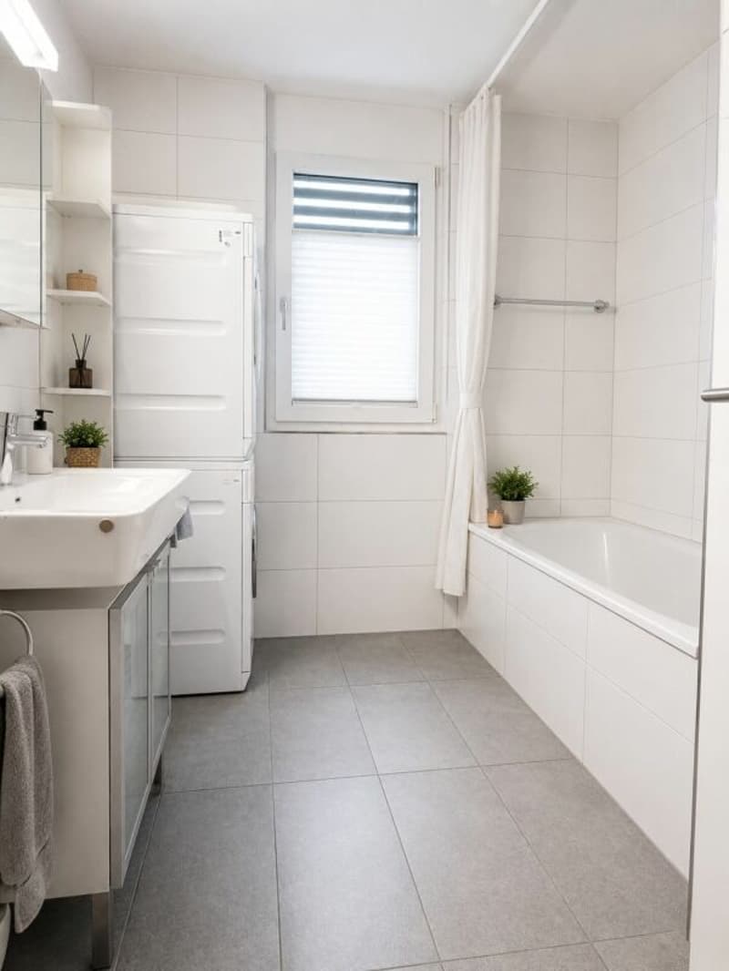Appartement avec jardin et place assise (12)