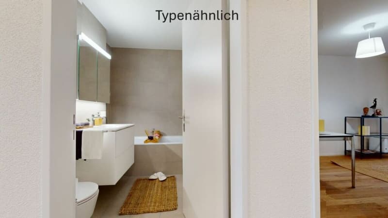 Erstbezug: Moderne 3.5 Zimmer Neubauwohnung mit Loggia (6)