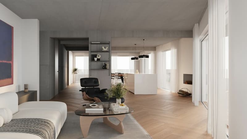Projet de construction neuve Schwertrainstrasse / seulement quelques appartements encore disponibles (3)