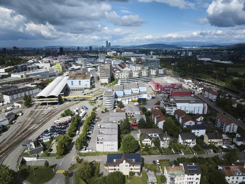 Arbeiten im Zentrum der Dreispitz-Entwicklung (1)