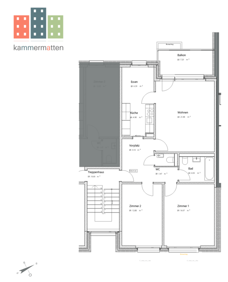 Kammermatten Ettingen - 3.5-Zimmer-Wohnungen (10)