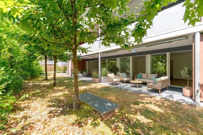 Sitzplatz, Bild mit Staging