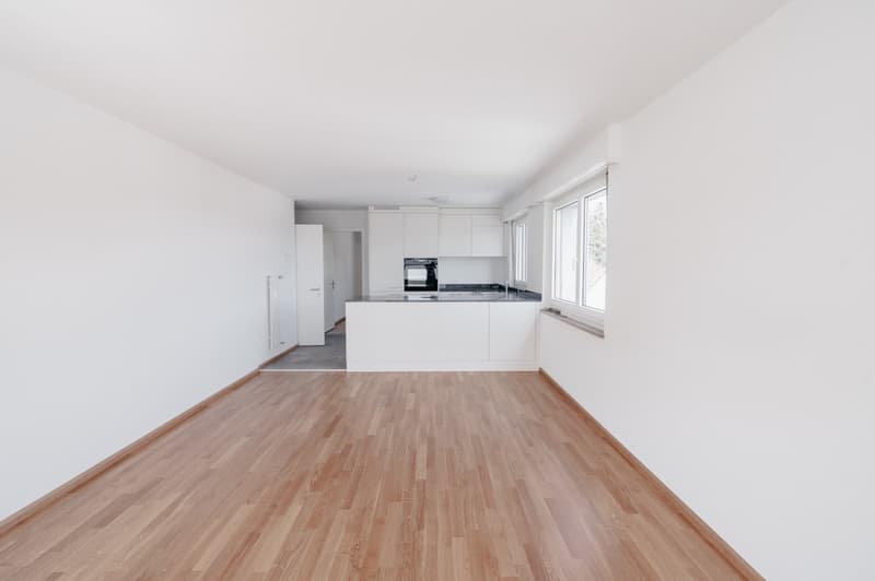Offenes Wohnzimmer zur Küche