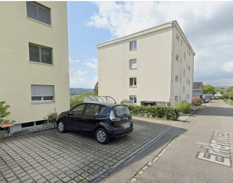 Ansicht Aussenparkplätze