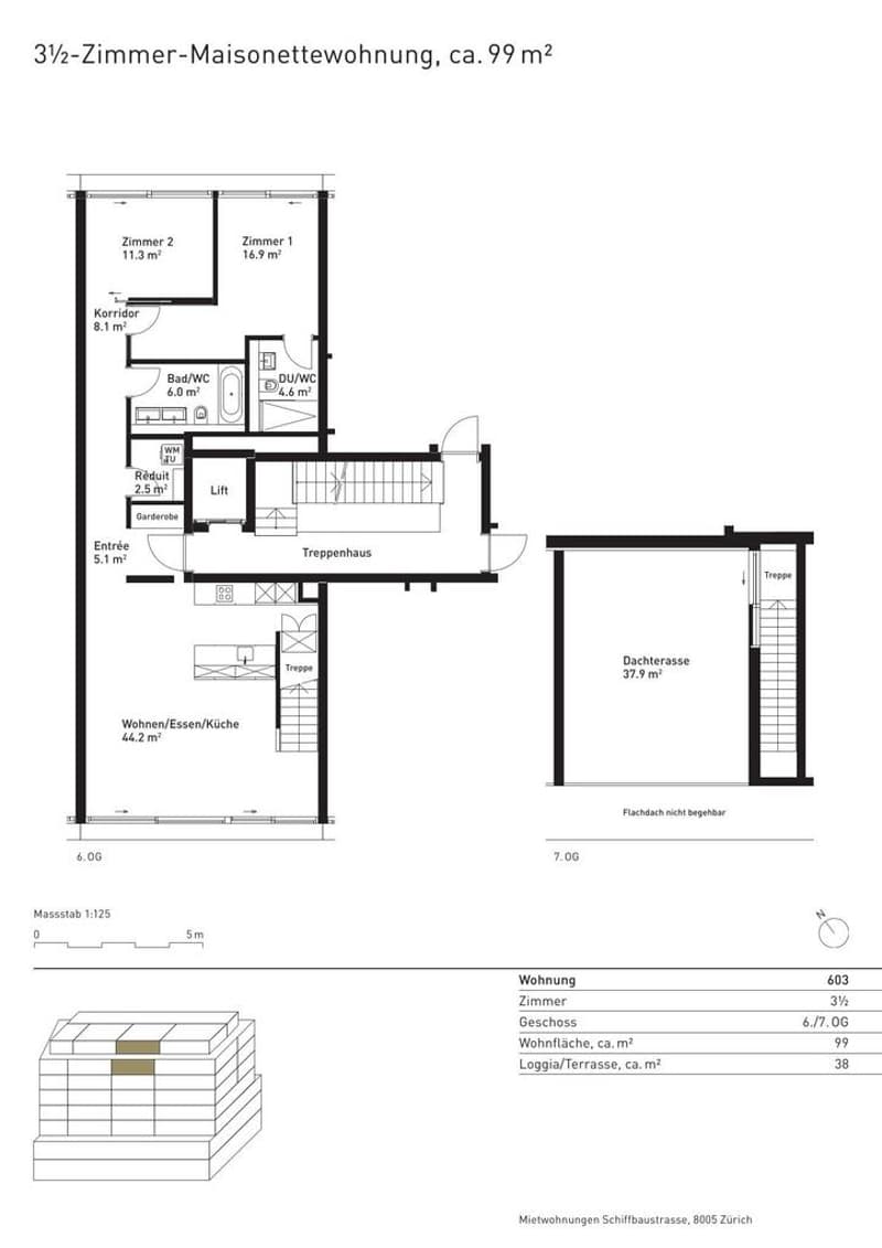 Modern maisonette apartment with large roof terrace (5)