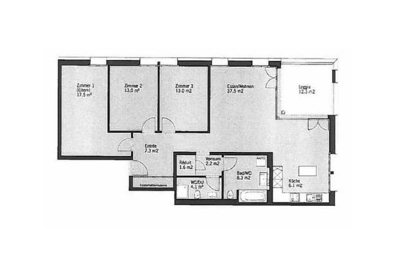 Spacious 4.5 room apartment in a quiet location (8)