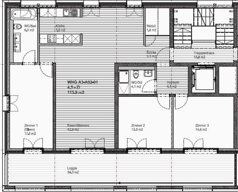 Votre nouveau foyer à Adliswil - appartement moderne avec loggia (8)