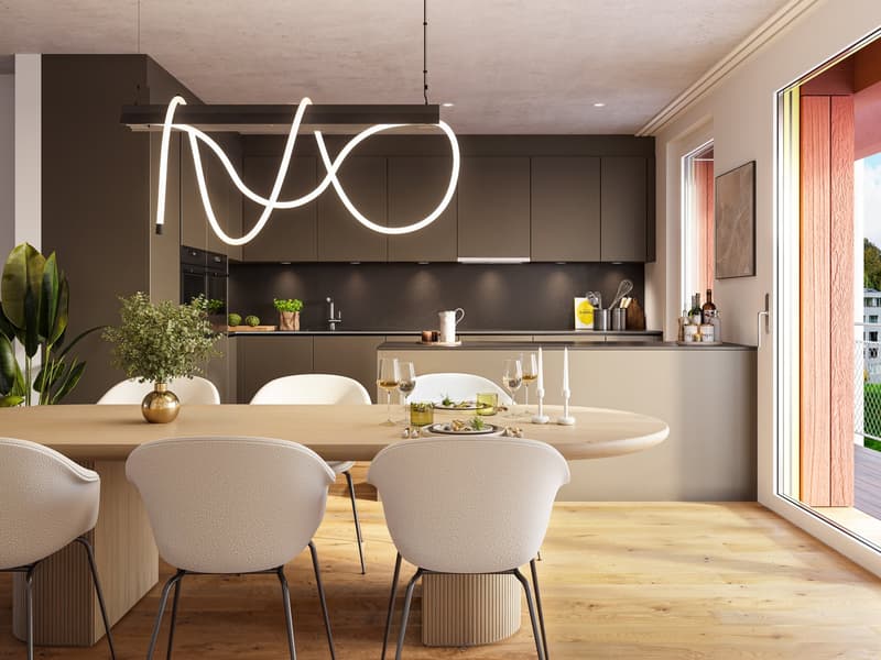 4 ½-Zimmer-Wohnung mit Blick ins Grüne (1)