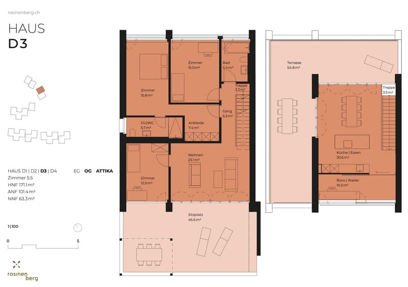 Modern architecture in a prime location - 5.5 room single-family house (8)
