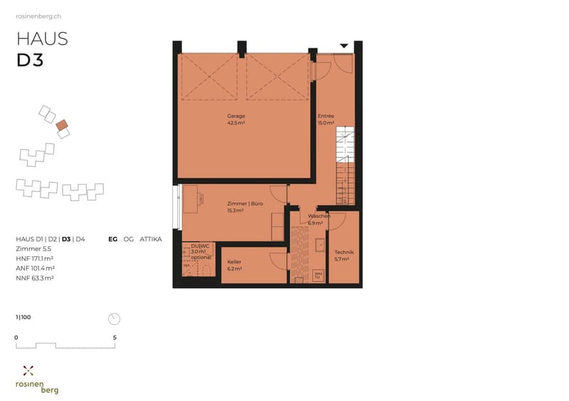Modern architecture in a prime location - 5.5 room single-family house (9)