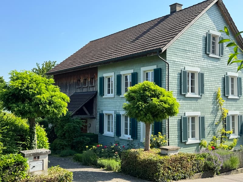 Maison mitoyenne soignée avec jardin de rêve et vue imprenable - pouvant être agrandie (1)