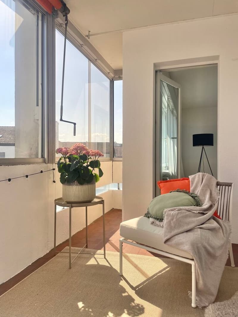 Modern 3.5 room attic apartment, 2 balconies, lift (9)
