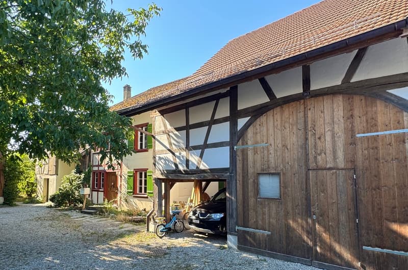 6.5 Zi. Riegelhaus mit grosser Scheune und Garten (1)