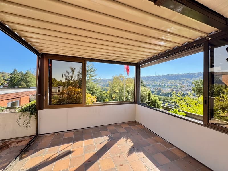 Sonnige Hanglage mit Rheinblick: 5.5-Zi. Terrassenhaus an ruhiger Lage (3)