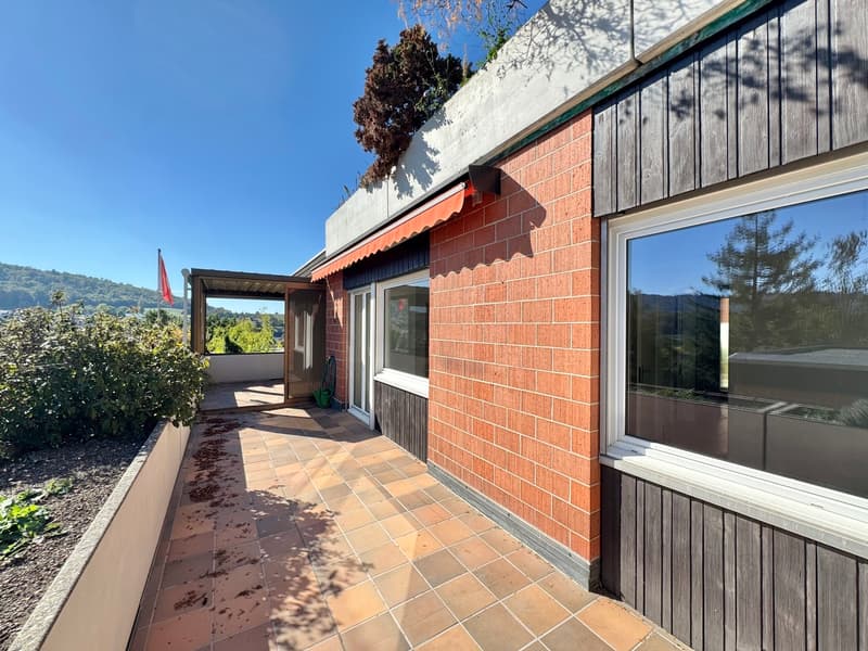 Sonnige Hanglage mit Rheinblick: 5.5-Zi. Terrassenhaus an ruhiger Lage (2)
