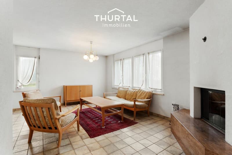 Grosses Grundstück, praktische Raumaufteilung und schön eingebettet ins Wohnquartier (4)
