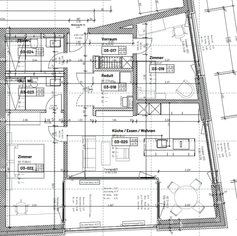 Modern 3.5-room new building apartment on Bahnhofstrasse in Wohlen (3)