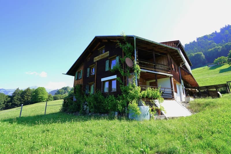 Bauernhaus mit Werkräumen, Stall und Garagenbox (6)
