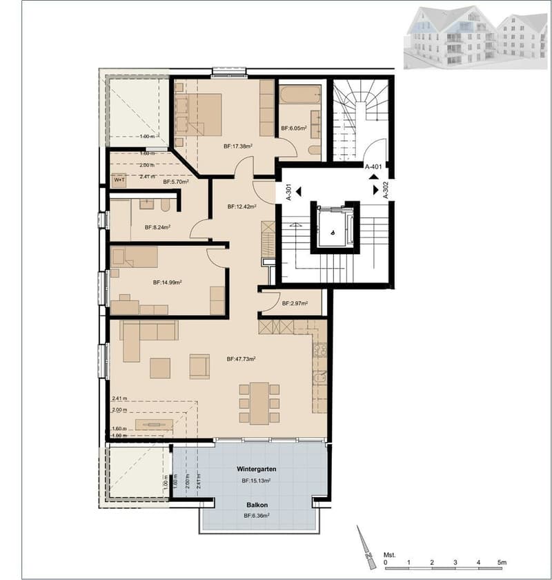 Grundriss A-301