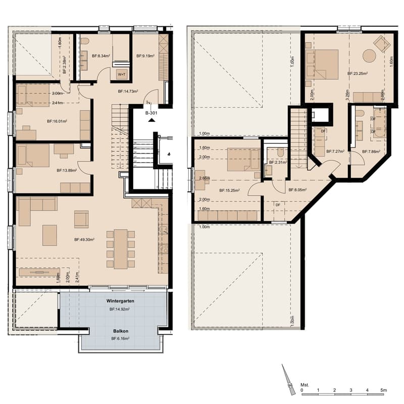 Heavenly living - 5.5 room maisonette attic apartment with a magnificent view (5)