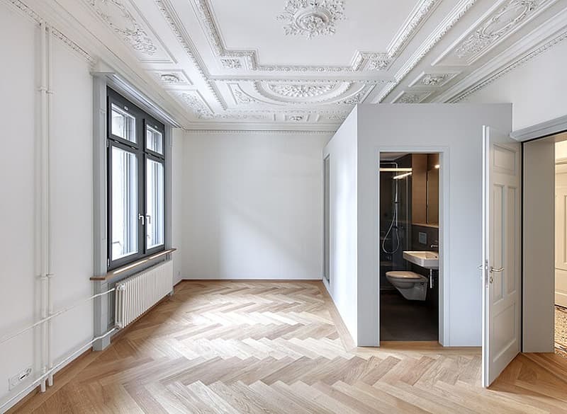 Exklusive 3.5-Zimmer-Altbauwohnung mit historischem Charme und modernstem Ausbaustandard  im Herzen von Zürich (6)