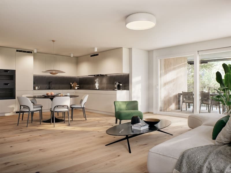 3.5 Zimmer Neubauwohnung an ruhiger Lage in Oerlikon (3)