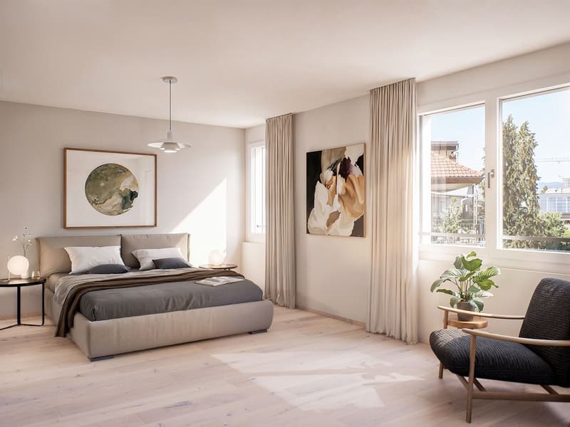 3.5 Zimmer Neubauwohnung an ruhiger Lage in Oerlikon (4)