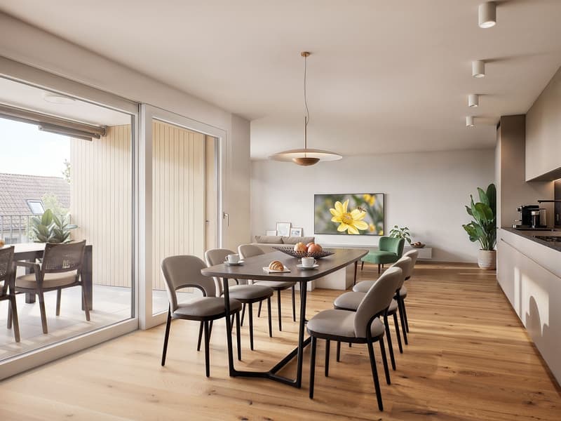 5.5 Zimmer Neubau Attikawohnung an ruhiger Lage in Oerlikon (4)