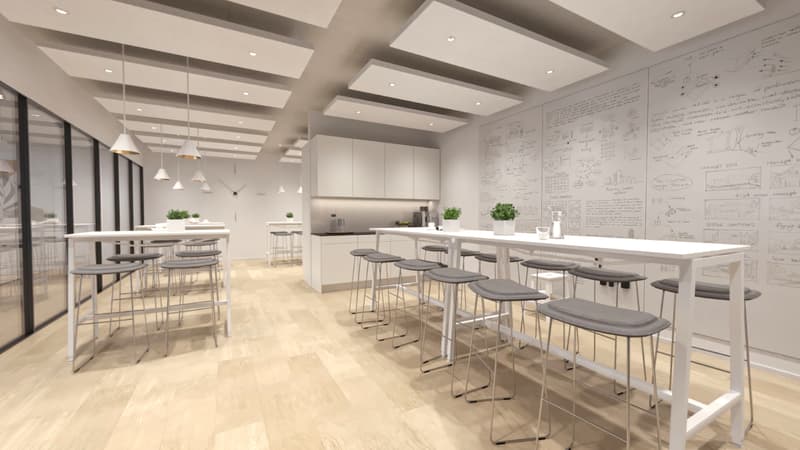 Cafeteria für Ideen und Gespräche - Visualisierung