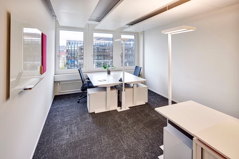 Klein aber fein - das Teambüro mit Kapazität bis zu 3 Arbeitsplätze (18.4 m²)