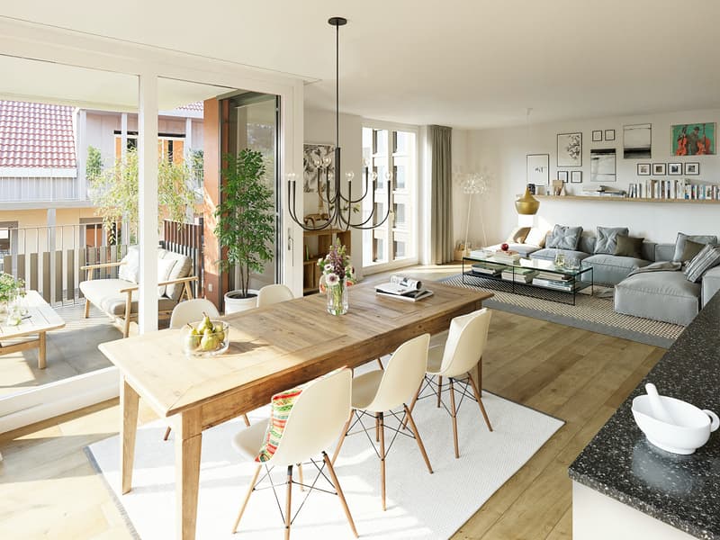 Appartements en propriété Aebiguet au bord du ruisseau - Un foyer qui relie (2)