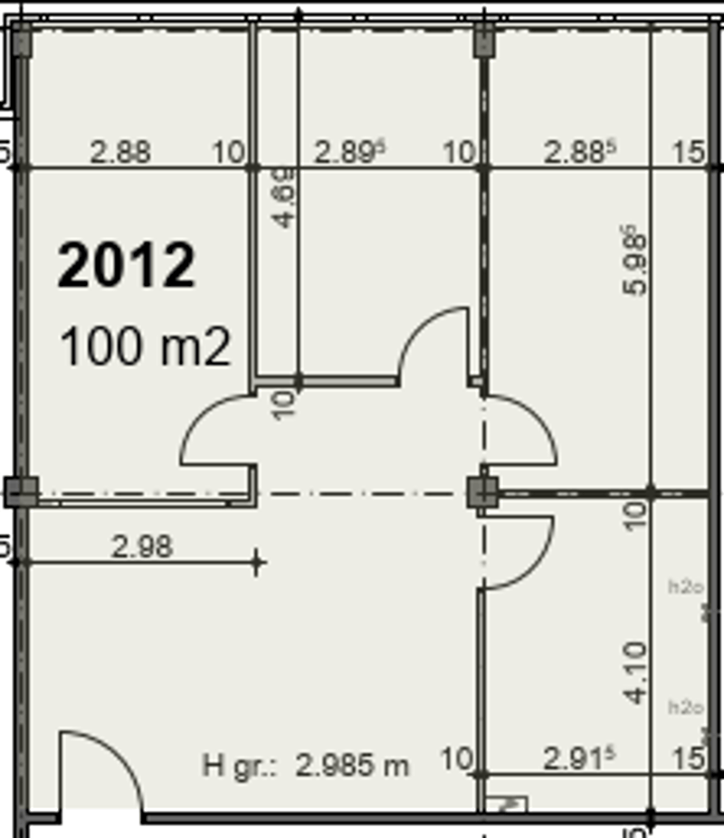 Geräumige Fläche von 100 m² für Büronutzung (2)