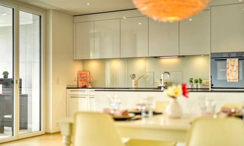 Foto indicativa a campione vista cucina lineare