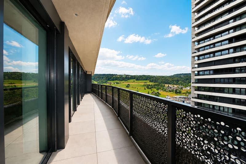 Exclusive living above the rooftops of Dübendorf – 5.5-room apartment on the 22nd floor (North) | Three Point (17)