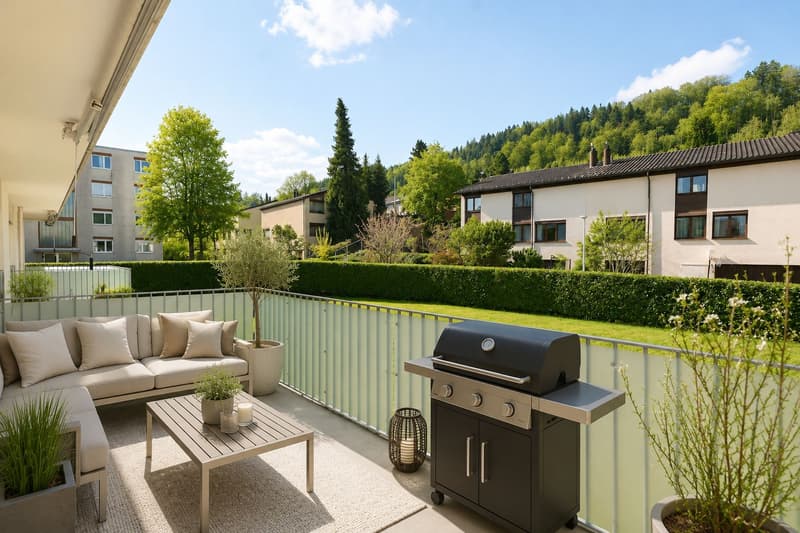 Habiter près de la nature. Zurich est juste à proximité. (4)