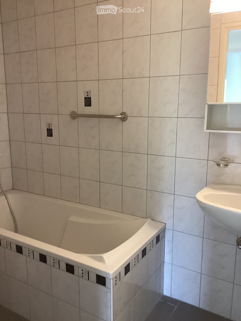 3-room apartment on the ground floor with equipped kitchen (4)